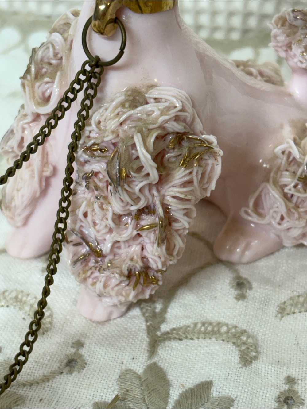 Lefton spaghetti, poodle family figurines - Picture 3 of 14